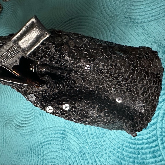 Patricia Fields Sequins Black Handbag Candies - Picture 12 of 15